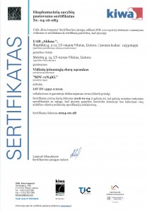 2-1 Ser 04-16-083 ALDASA durys SDV-11N4KL vidaus (EN 14351-2) LT 2024