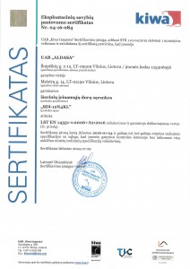 3-1 Ser 04-16-084 ALDASA durys SDI-12N4KL išorės (EN 14351-1) LT 2024